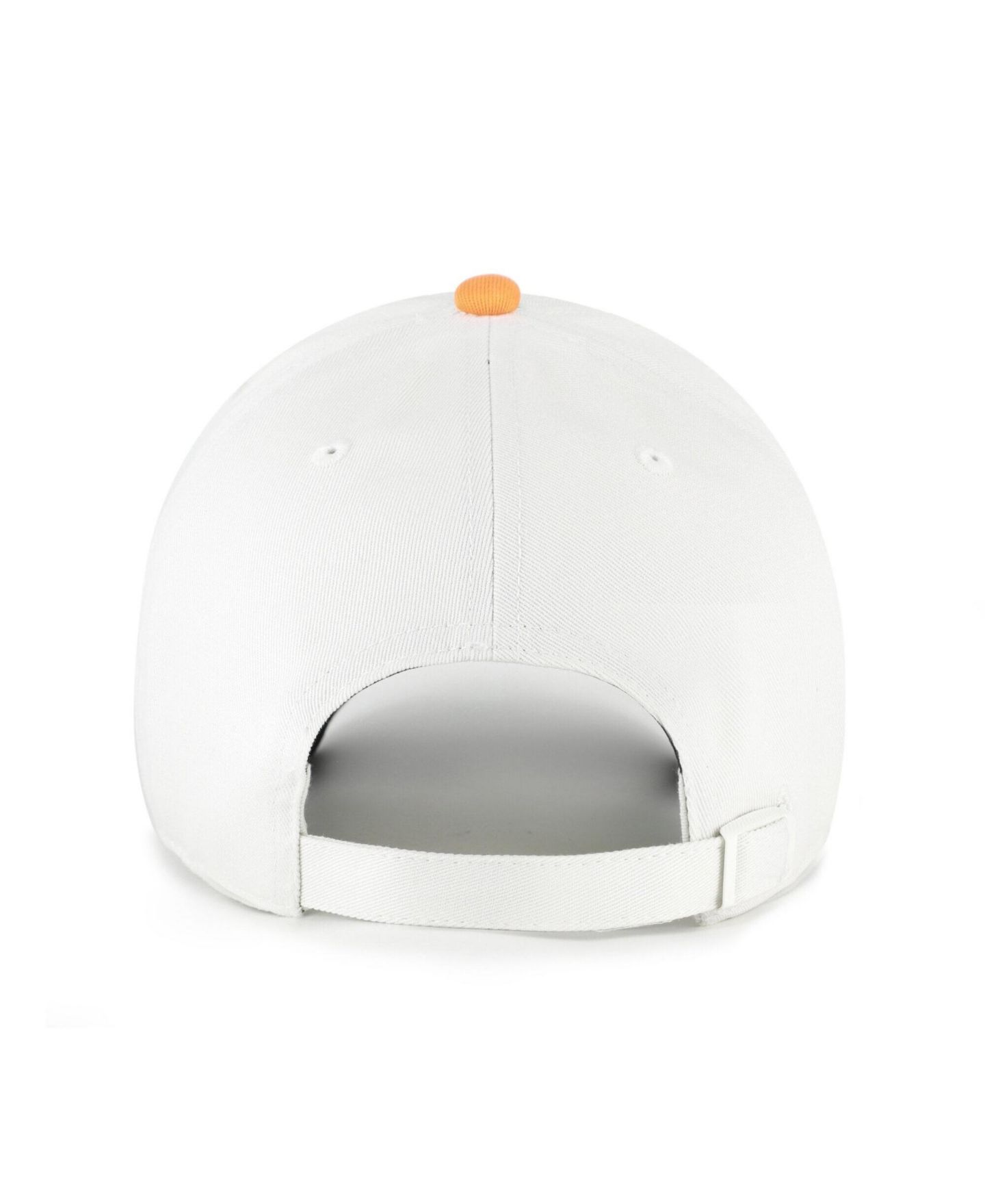 Мужская кепка '47 Brand White/Tennessee Orange Tennessee Volunteers Contemporary Basics Two Tone Clean Up Adjustable Hat — фото 3