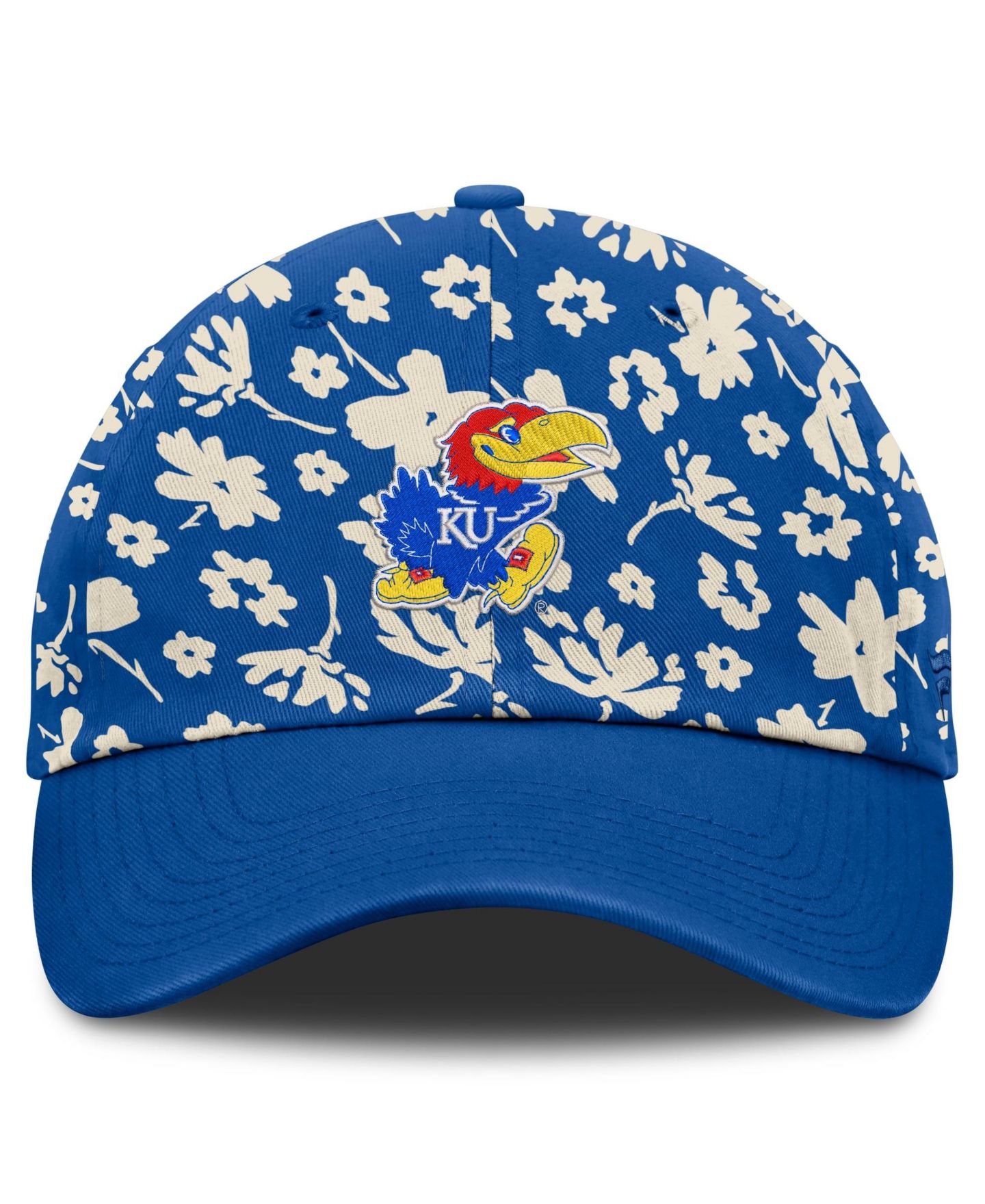 Женская кепка Fanatics Royal Kansas Jayhawks Blossom Adjustable Hat — фото 4