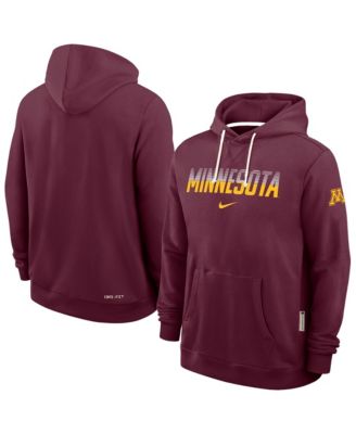Men's Maroon Minnesota Golden Gophers 2026 Sideline Standard Issue Dri-FIT Hoodie