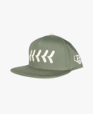 Big Boys and Girls Lifestyle 101 Green Seams Snapback Hat