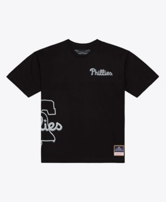 Men's  Black Philadelphia Phillies Chrome Heritage T-Shirt