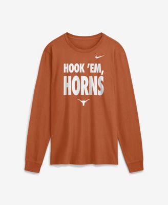 Men's Texas Orange Texas Longhorns 2026 Sideline Slogan Dri-FIT Long Sleeve T-Shirt