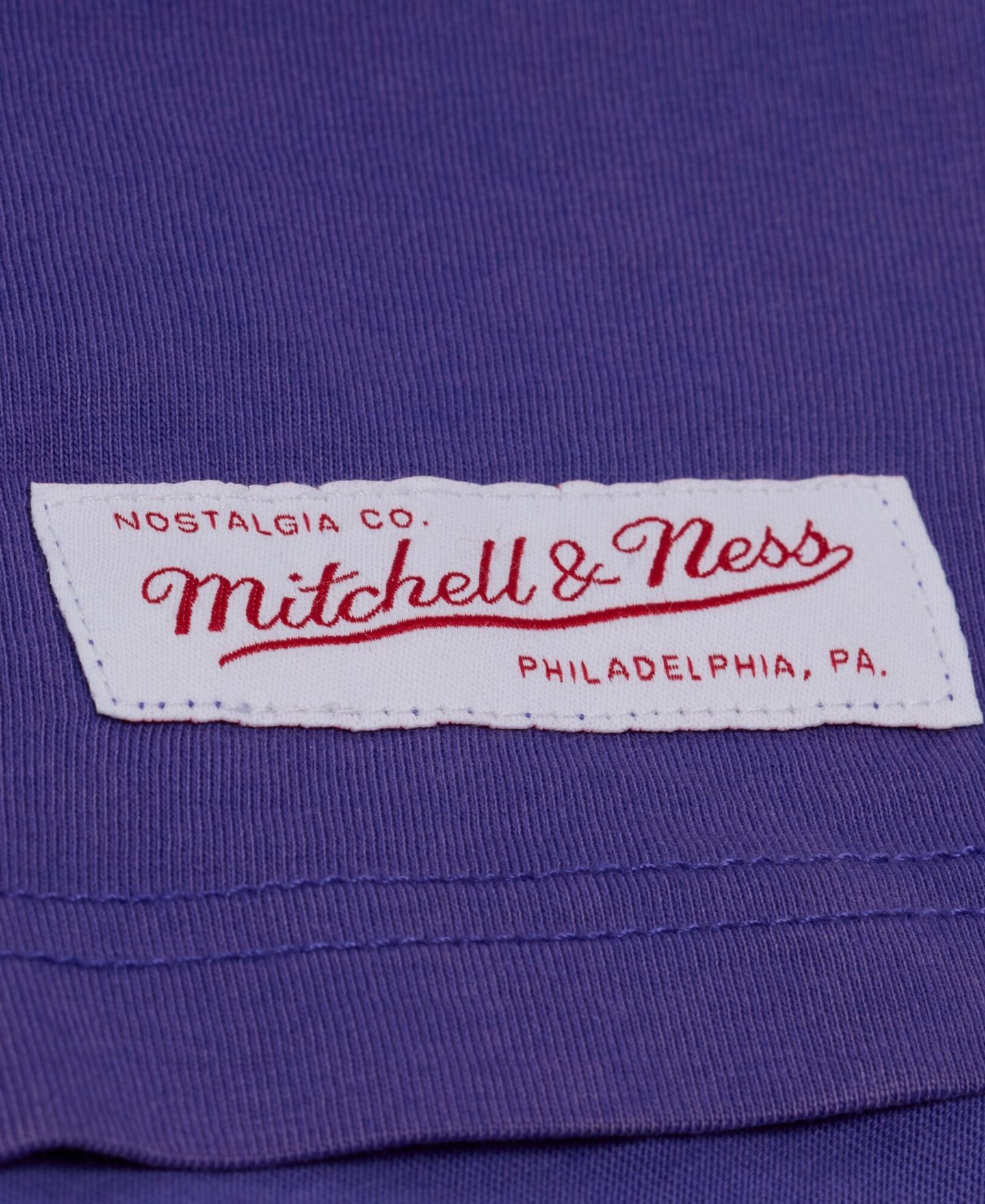 Мужская футболка Mitchell & Ness Dark Purple Baltimore Ravens Core Essentials Micro Logo — фото 4