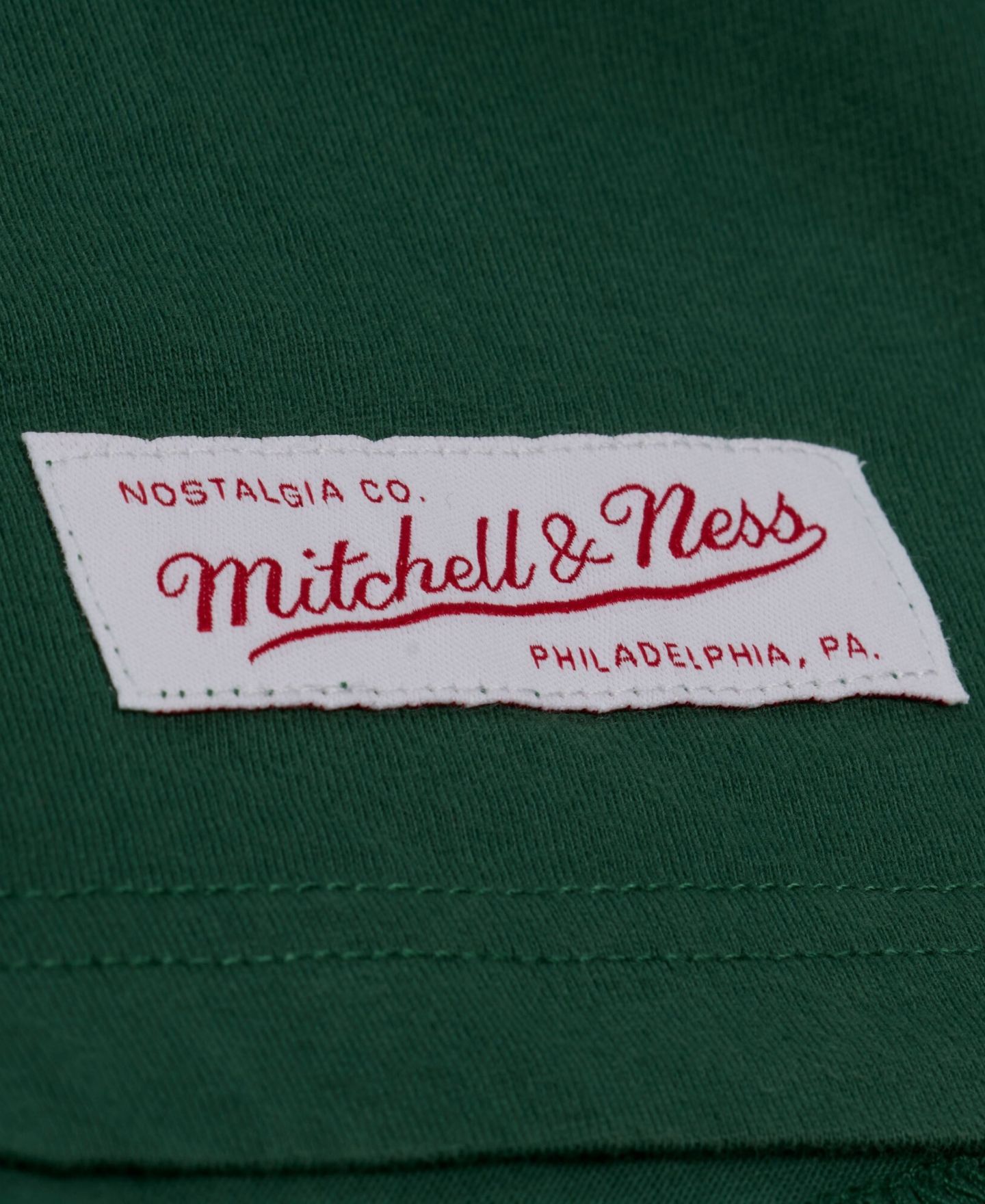 Мужская футболка Mitchell & Ness Dark Green Green Bay Packers Core Essentials Micro Logo — фото 4