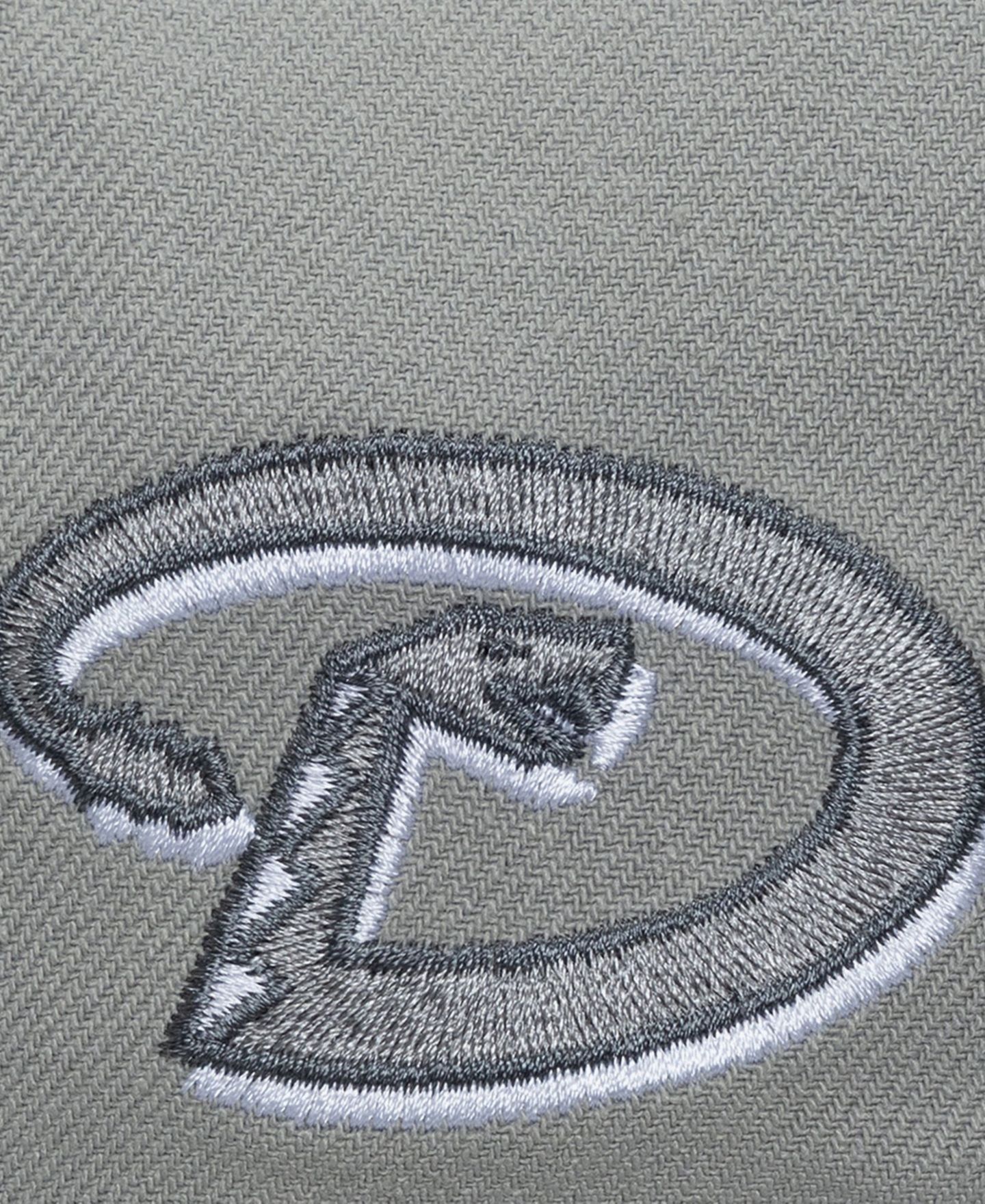 Мужская кепка Mitchell & Ness Gray Arizona Diamondbacks Cooperstown Thunderstorm Head Coach Pro-Crown Adjustable Hat — фото 3