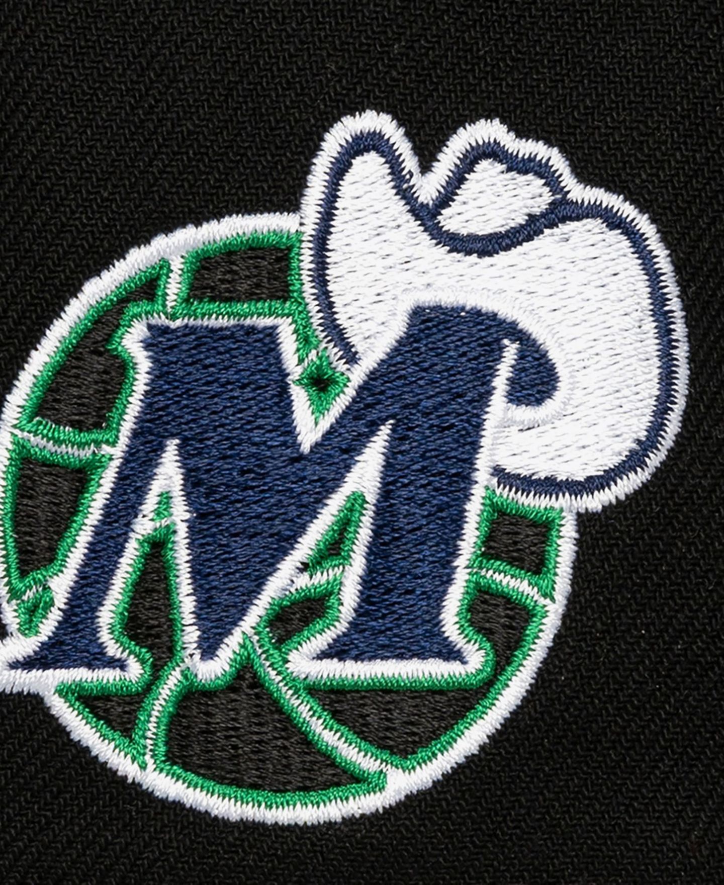 Мужская кепка Mitchell & Ness Black Dallas Mavericks Class Act Pro Snapback Hat — фото 3