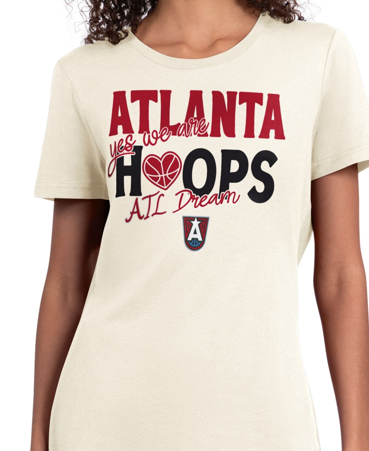 Женская футболка Starter Oatmeal Atlanta Dream Endzone — фото 2