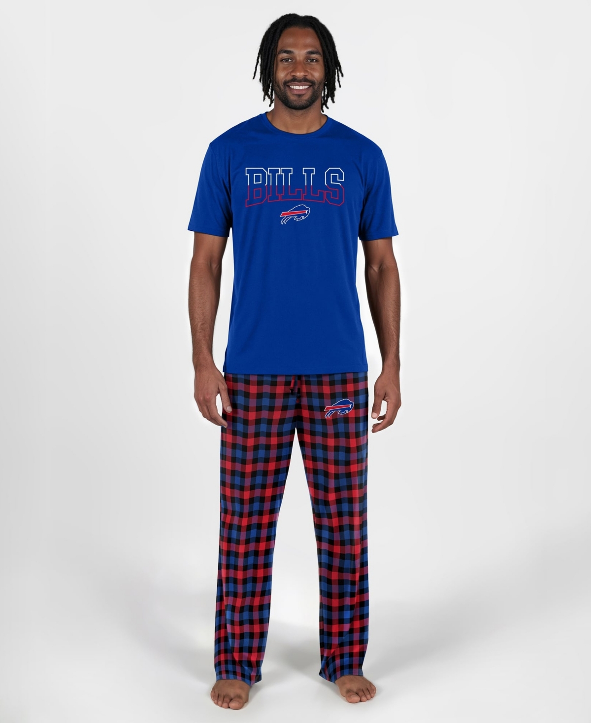 Concepts Sport Men's Royal Buffalo Bills Highland Sleep Set