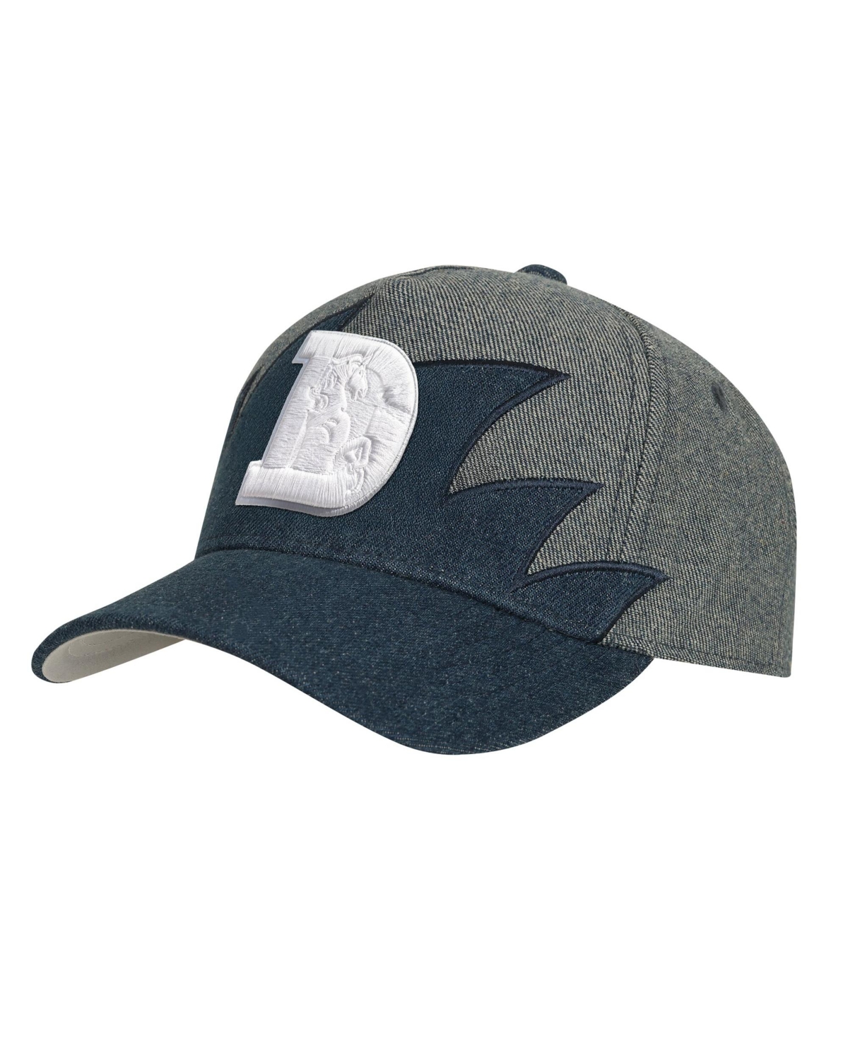 Mitchell & Ness Big Boys and Girls Mitchell Ness Denim Denver Broncos Sharktooth Pro Pinch Adjustable Hat