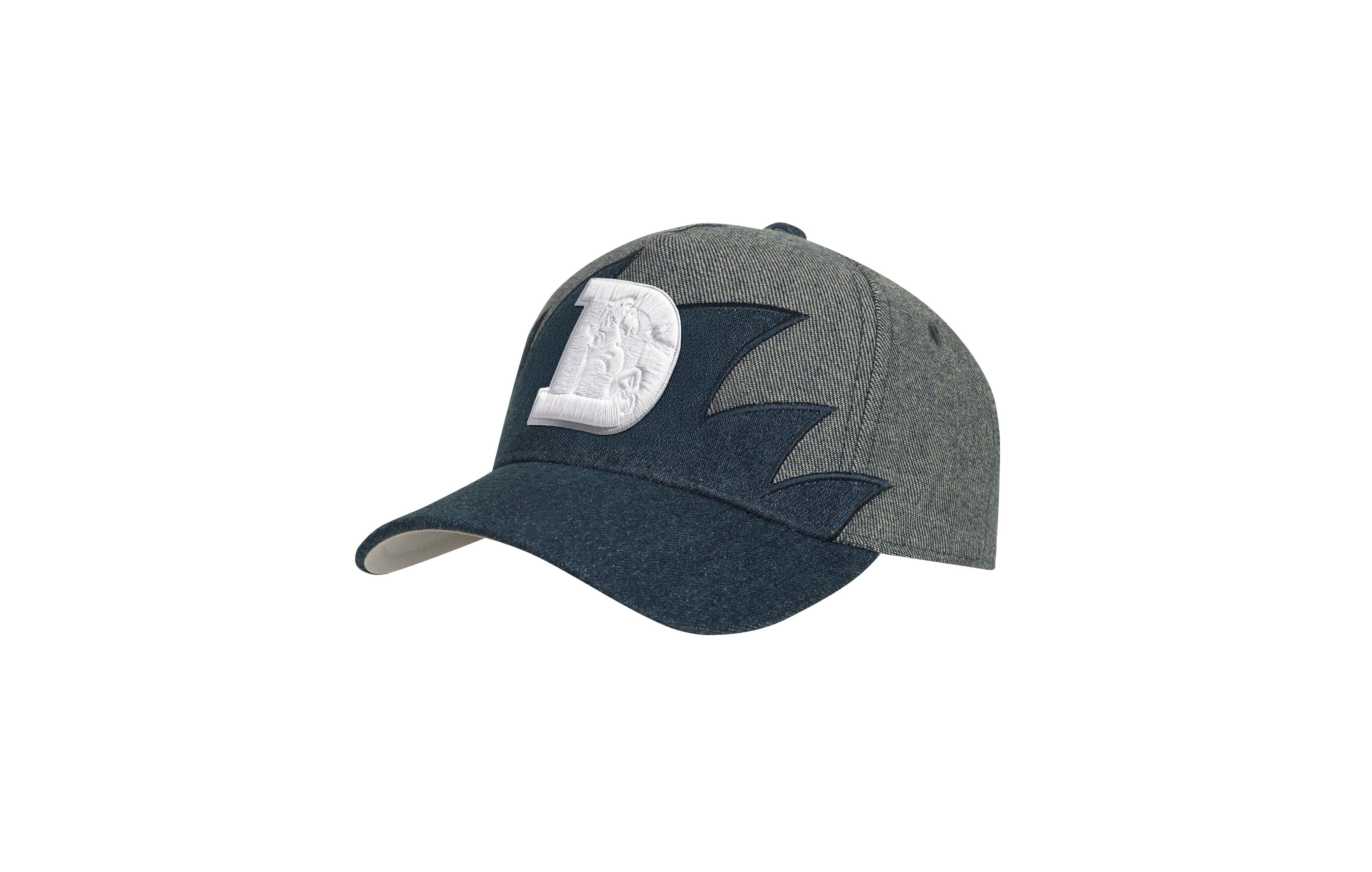 Mitchell & Ness Big Boys and Girls Mitchell Ness Denim Denver Broncos Sharktooth Pro Pinch Adjustable Hat