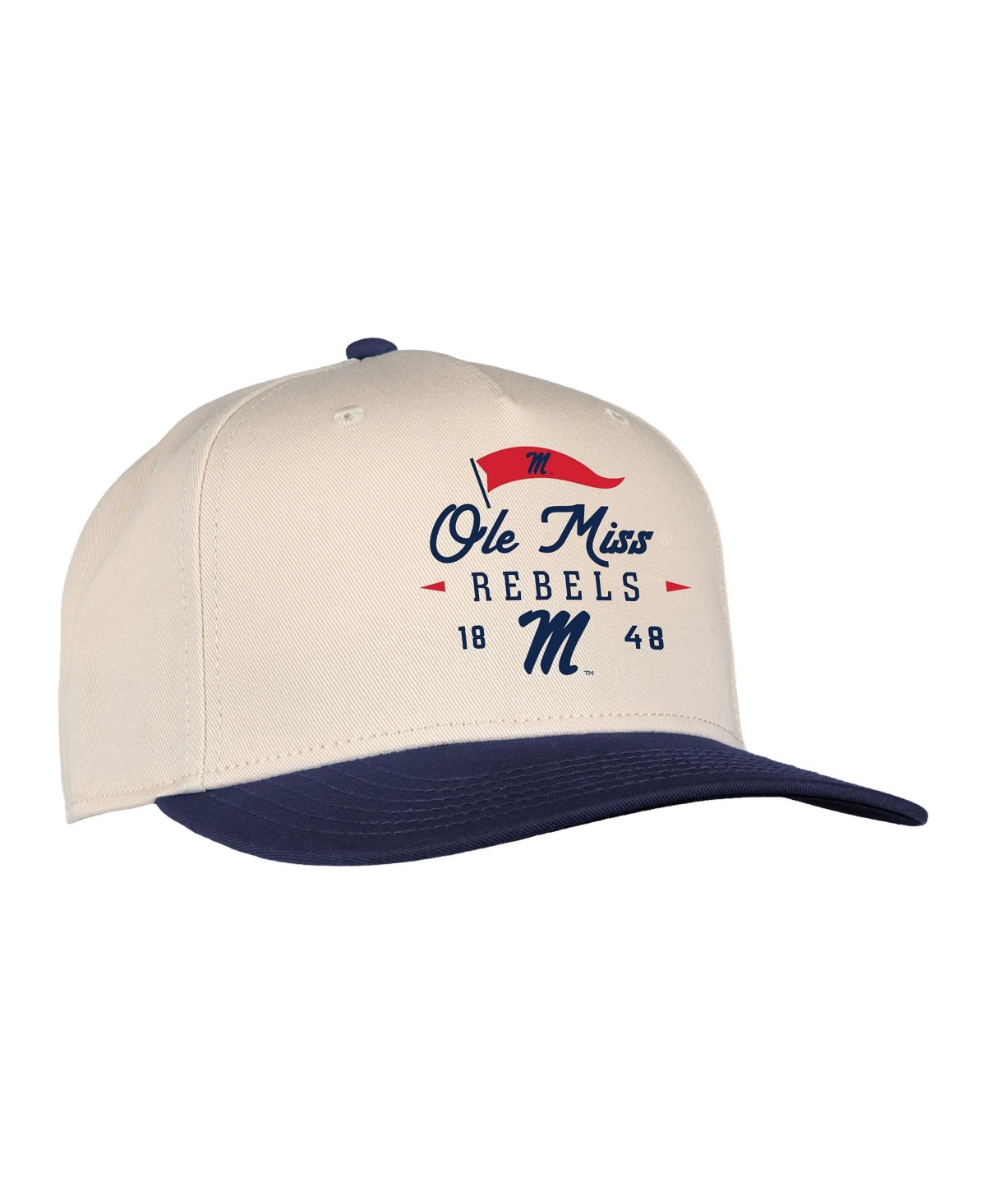 Ahead Men's And Women's Cream Ole Miss Rebels The 1995 Adjustable Hat