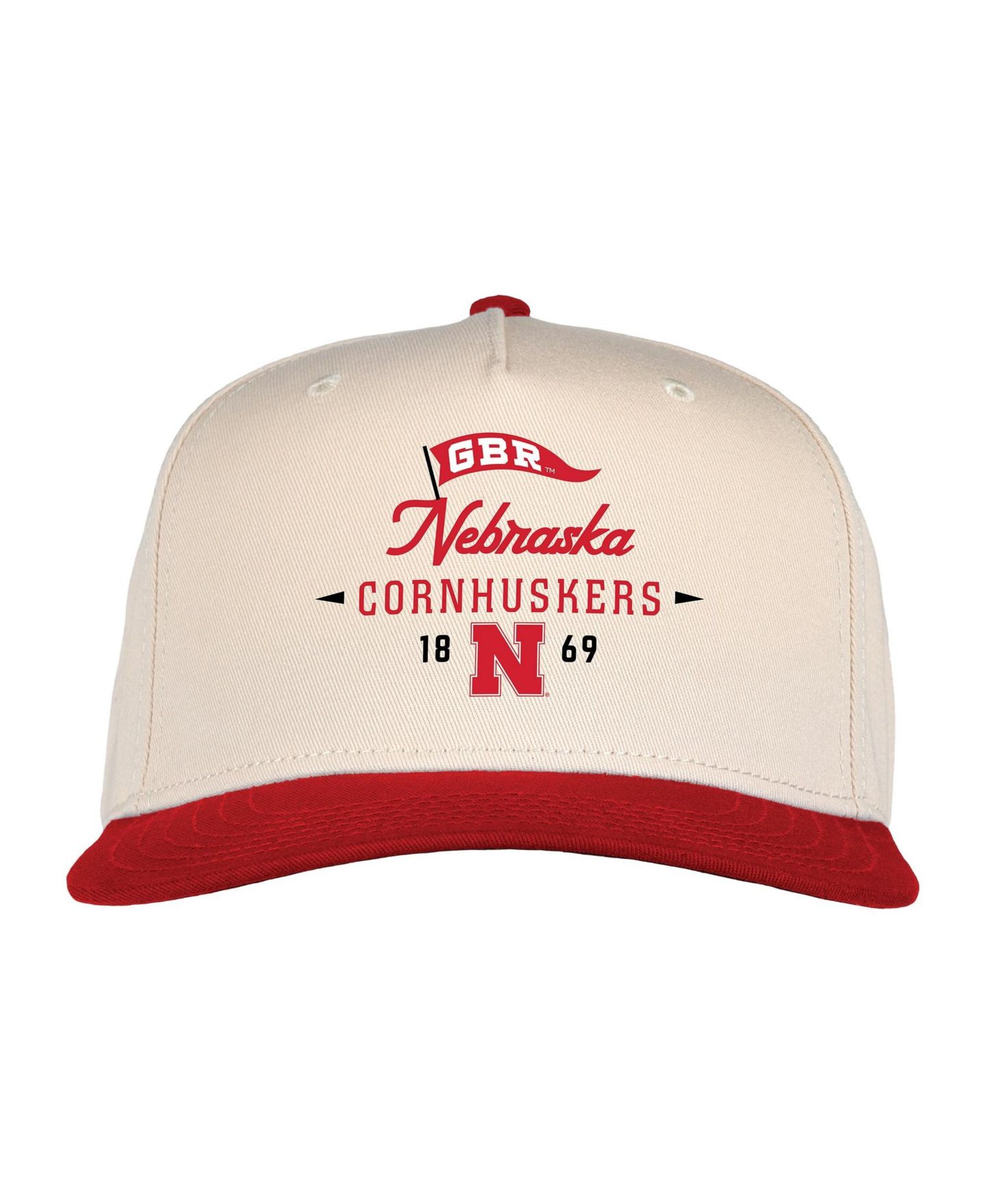 Кепка Ahead Cream Nebraska Huskers The 1995 Adjustable Hat — фото 2