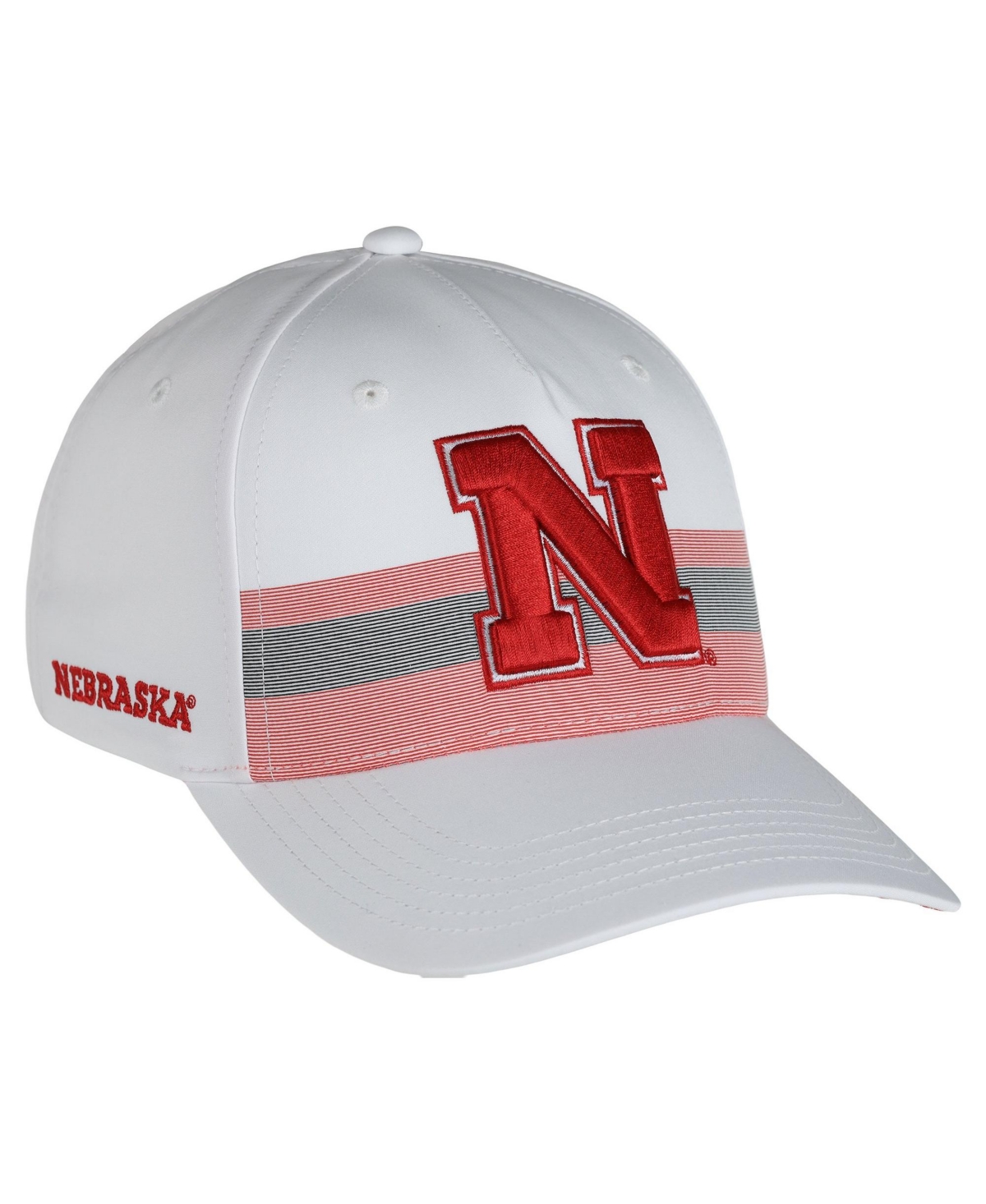 Ahead Men's And Women's White Nebraska Huskers The Sideline Adjustable Hat