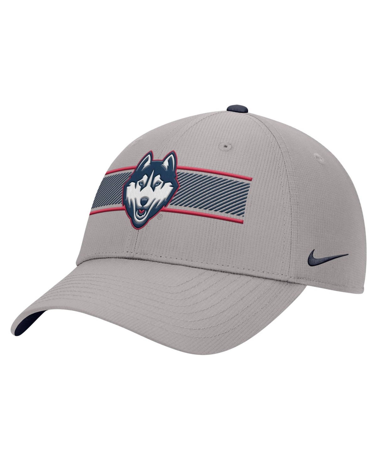 Nike Men's Gray UConn Huskies Ripstop Dri-fit Adjustable Hat