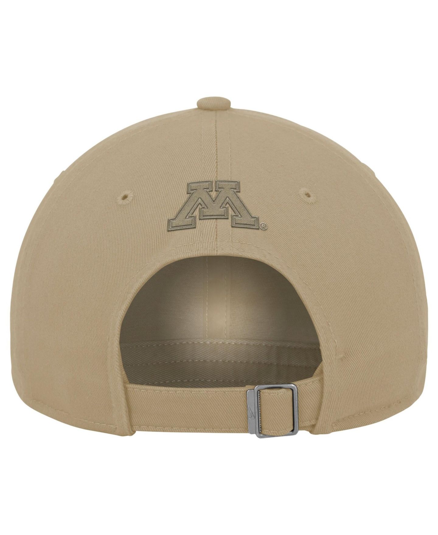 Мужская кепка Nike Beige Minnesota Golden Gophers Club Adjustable Hat — фото 3