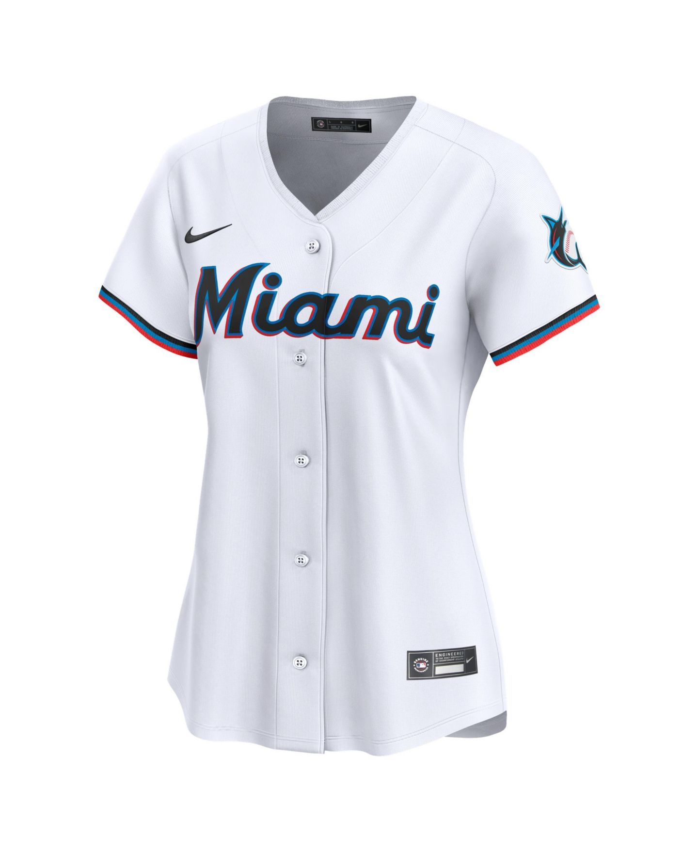 Женский топ Nike Sandy Alcantara White Miami Marlins Home Limited Player Jersey — фото 8
