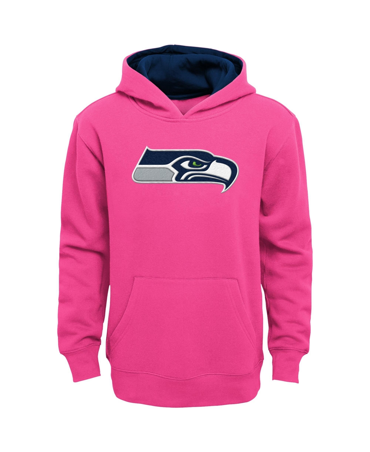 Outerstuff Big Girls Pink Seattle Seahawks Prime Hoodie