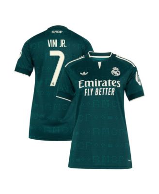 Women's Vini Jr. Green Real Madrid 2026/27 Away Replica Jersey