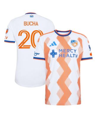 Men's Pavel Bucha White FC Cincinnati 2026 The Seven Hills Kit On-Field Authentic Patch Jersey