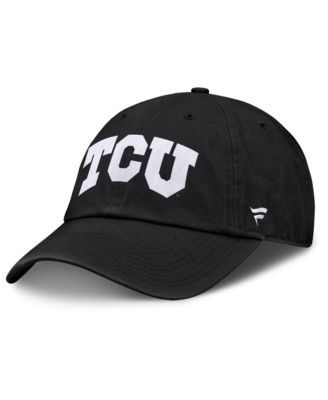 Men's Black TCU Horned Frogs Myth Adjustable Hat
