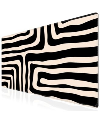 Large Desk Mat Mouse Pad Smooth Surface Non-Slip Base Stitched Edges Water-resistant For Home Office Gaming