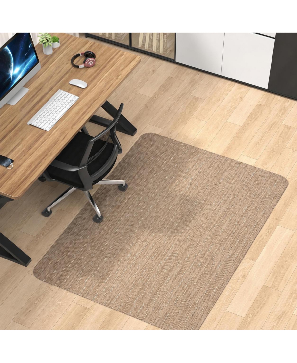 Danrong Large Anti Slip Hard Floor Office Chair Mat Protector For Rolling Chairs