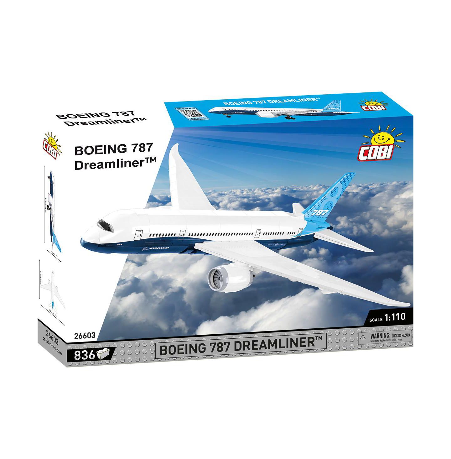 Детский конструктор COBI Boeing 787-8 Dreamliner 836-Piece Building Set, Ages 9+ — фото 1