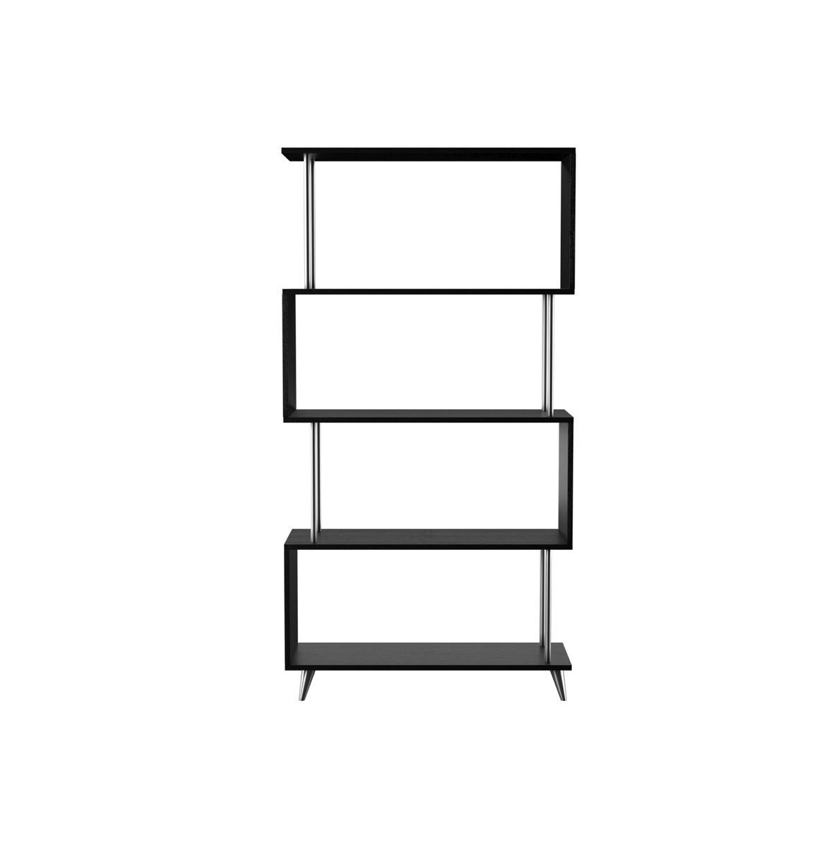 Augusta Home Beckerman Asymmetrical Etagere - Black