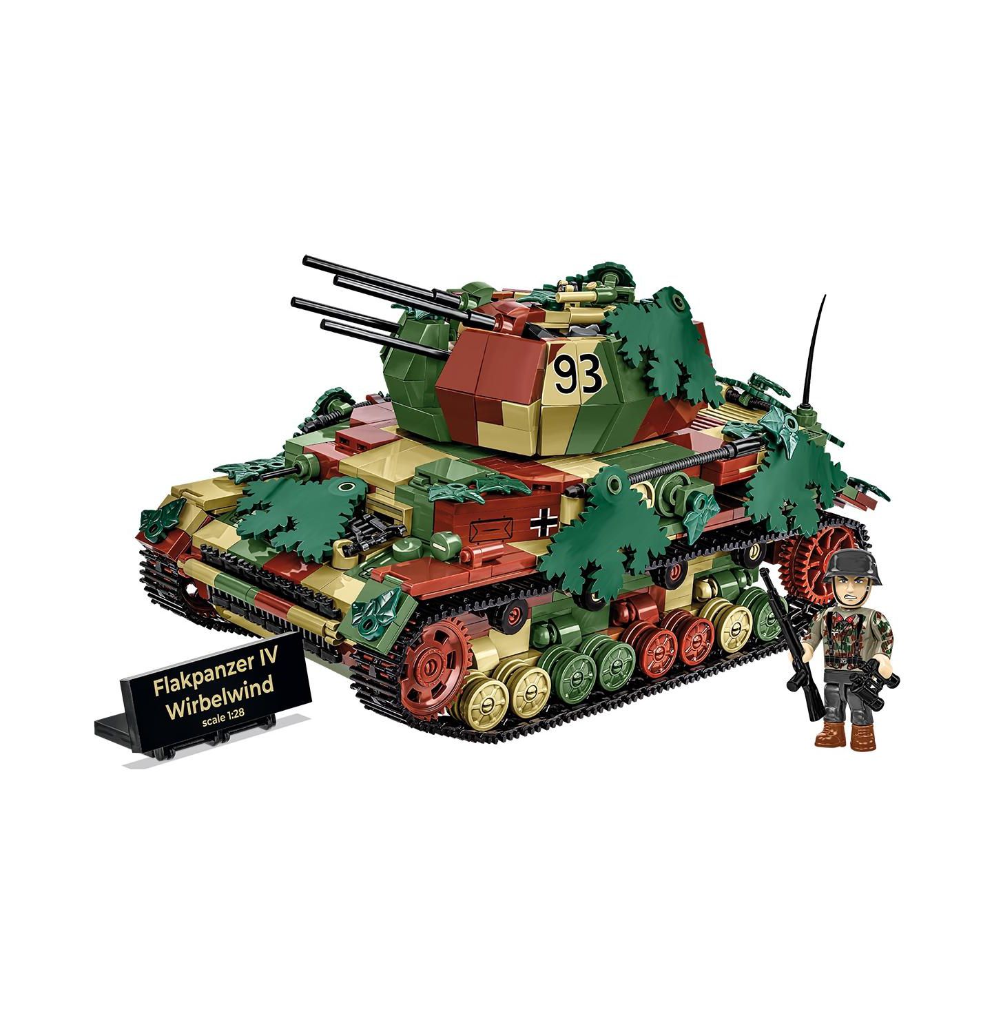 Конструктор Cobi Wwii Flakpanzer IV Wirbelwind Executive Edition, 1195 деталей, от 11 лет — фото 2
