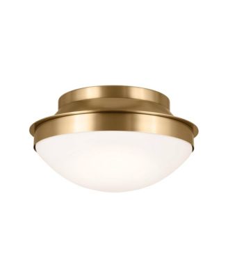 Bretta 13 1/2"W Brushed Brass Ceiling Light