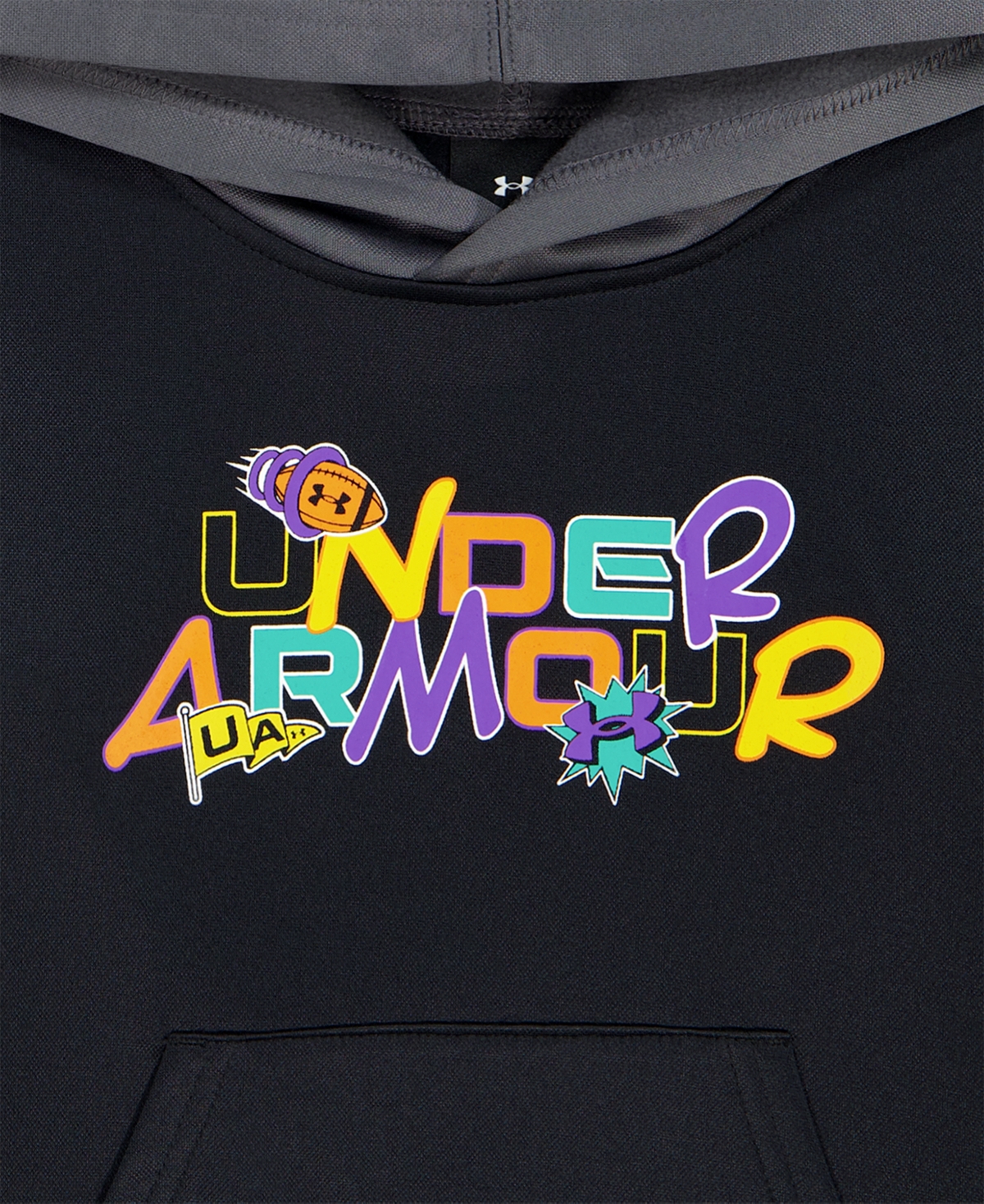 Under Armour Toddler Boys' 2T-5T Ua Retro Hooded Hoodie and Joggers, 2-Piece Set