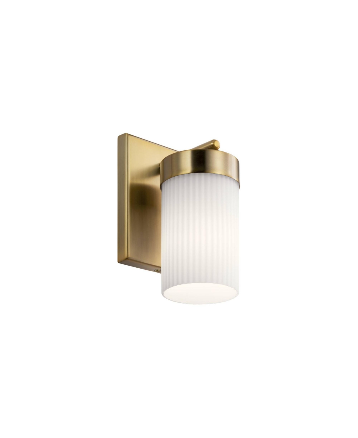 Kichler Ciona 9" High Brushed Natural Brass Wall Sconce