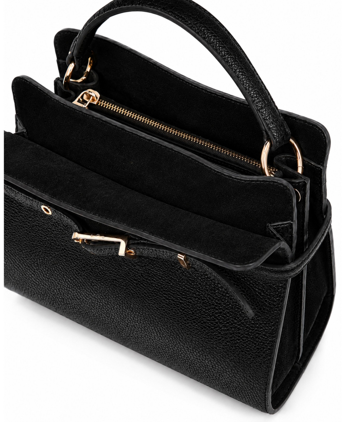 Sam Edelman Structured Florence Medium Leather Satchel Handbag