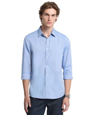 Men's Classic-Fit Dobby Printed Shirt
