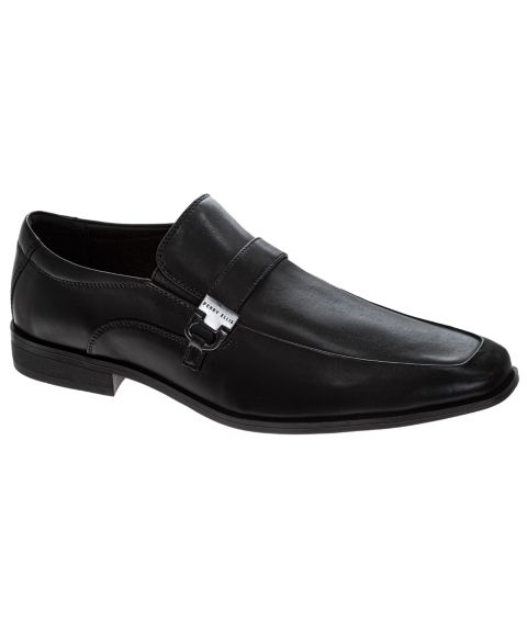 Мужские классические лоферы-монки Perry Ellis с квадратным носком, цвет: Чёрный