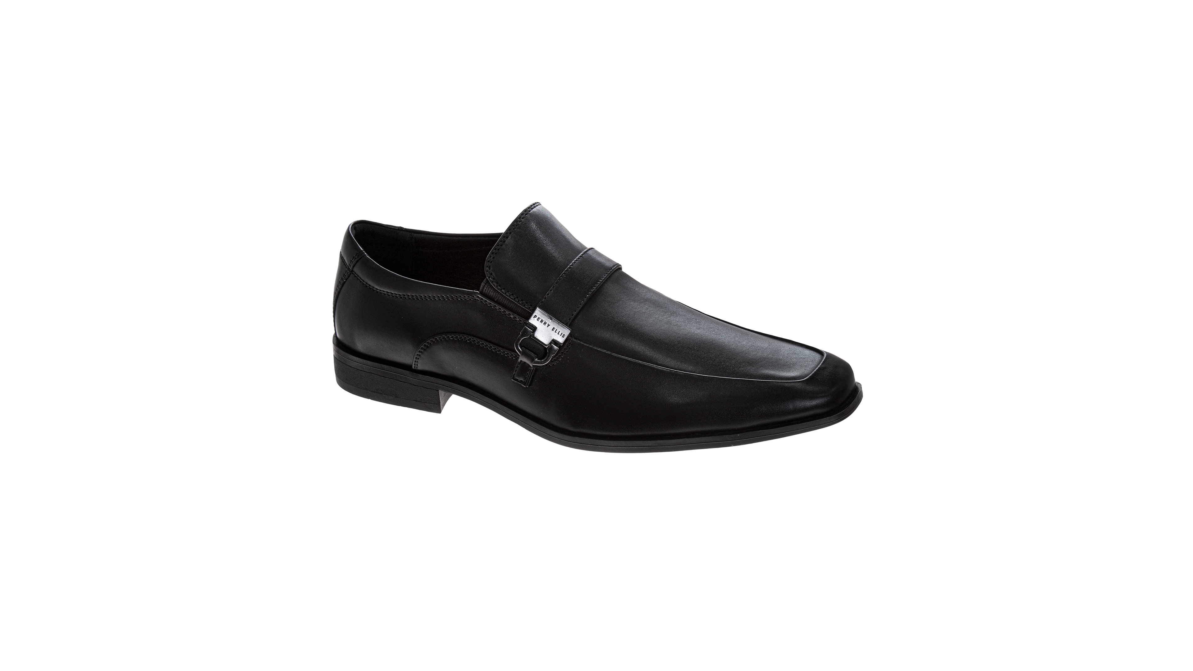 Perry Ellis Men's Dress Monk Strap Square Toe Loafers