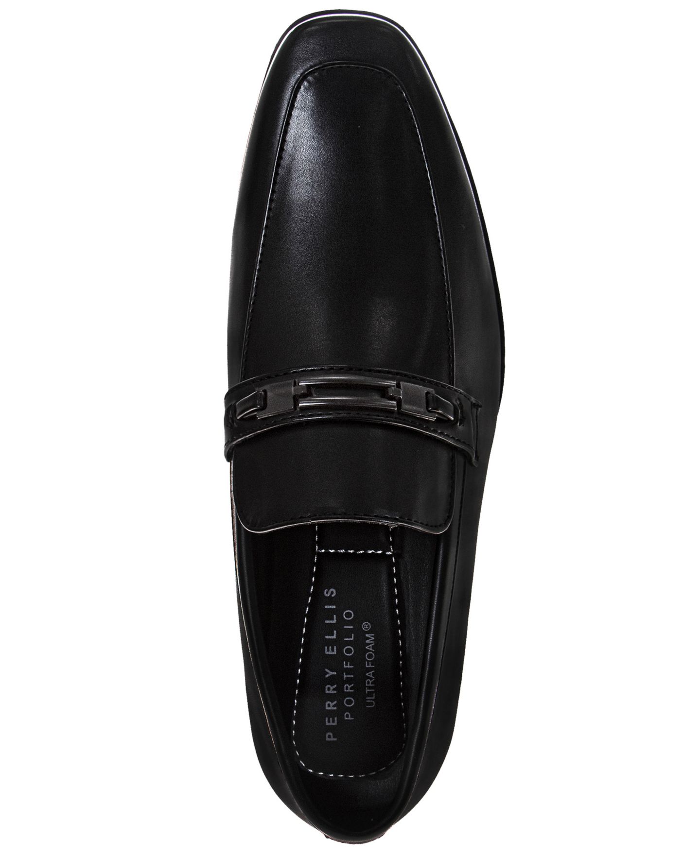 Мужские лоферы Perry Ellis с квадратным носком, цвет: Чёрный — фото 4