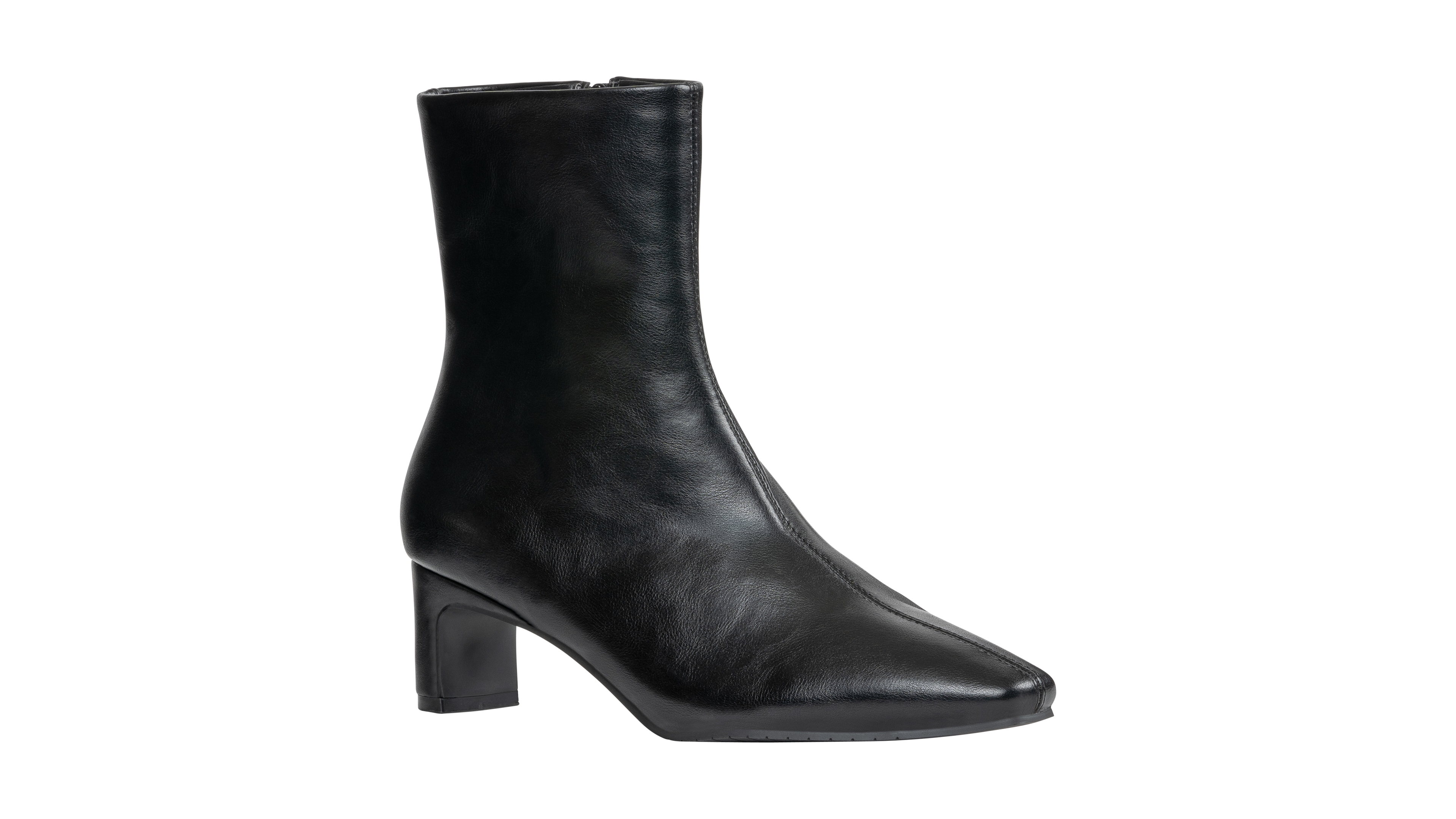 Gc Shoes Women's Larsa Block-Heel Square-Toe Faux Leather Ankle Boots