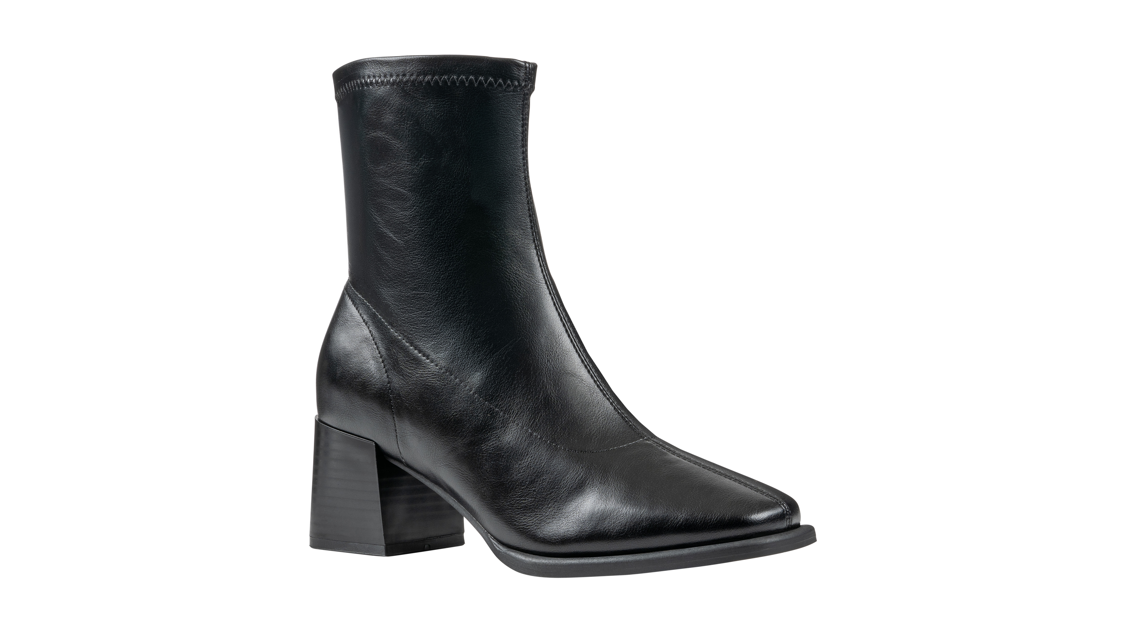 Gc Shoes Women's Memphis Square Toe Block Heel Ankle Bootie