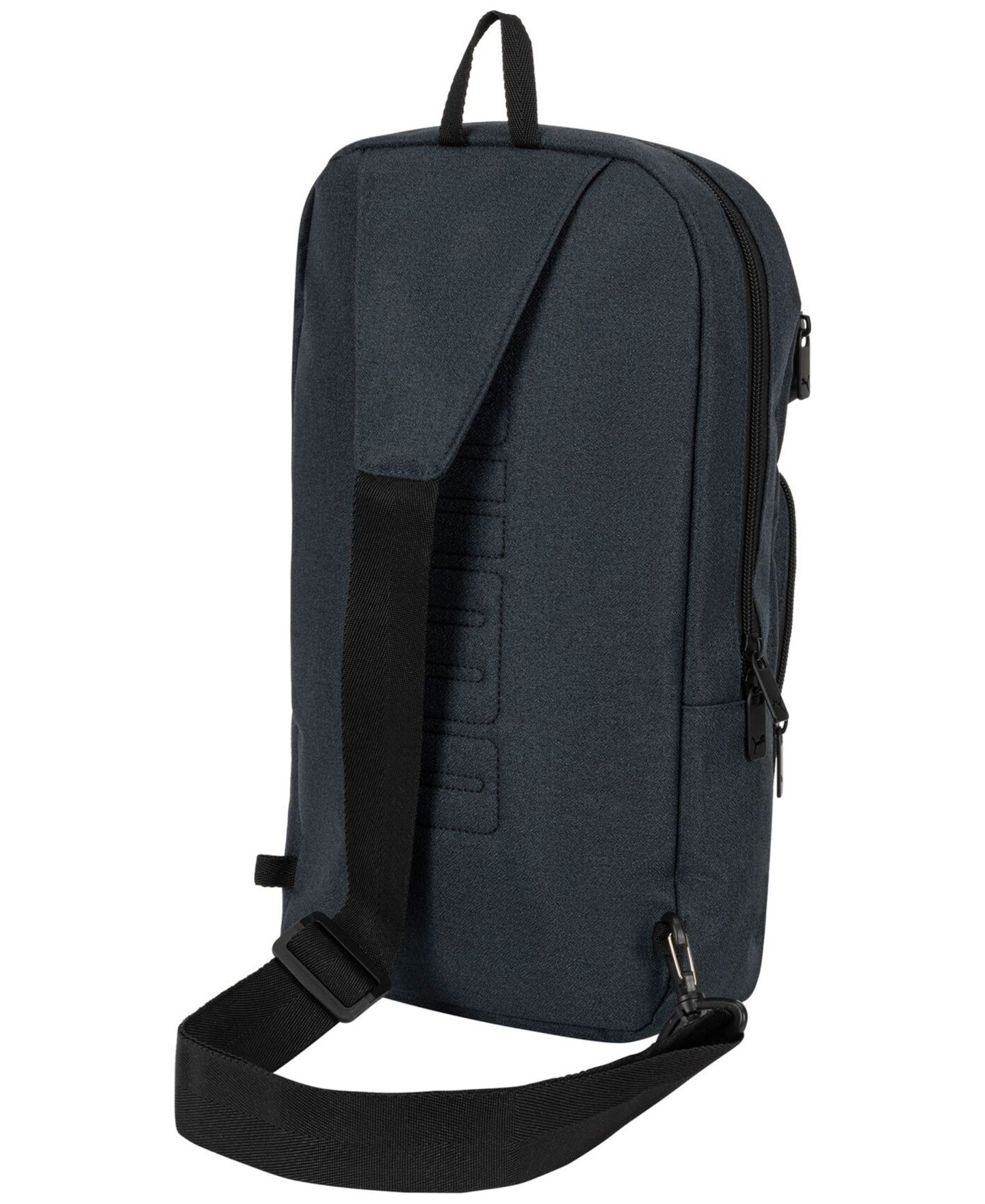 Мужская сумка Puma Countdown Adjustable Laptop-Compatible Sling, цвет: Чёрный — фото 2