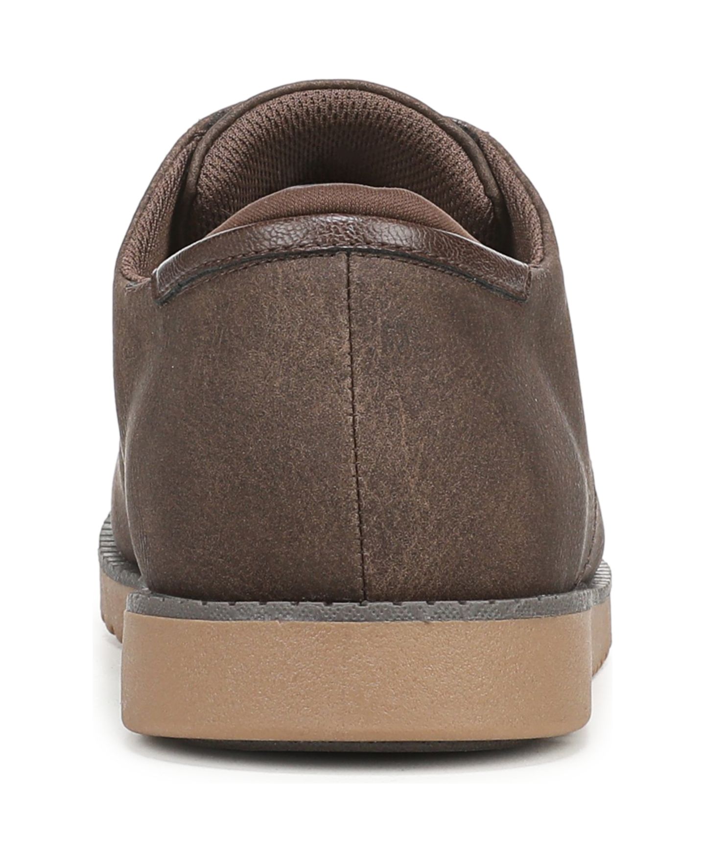 Dr. Scholl's Men's Sync Flex Faux Leather Oxfords, цвет: Коричневая искусственная кожа — фото 3