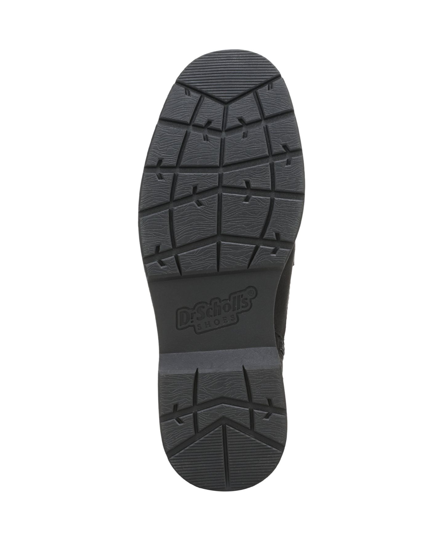 Мужские ботинки Dr. Scholl's August Lace-Up Round Toe Side Zip Faux Leather, цвет: Чёрная искусственная кожа — фото 5