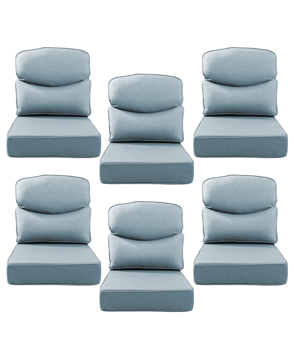 Bellefurn Luxury Smile 24x22x6 Outdoor Cushions