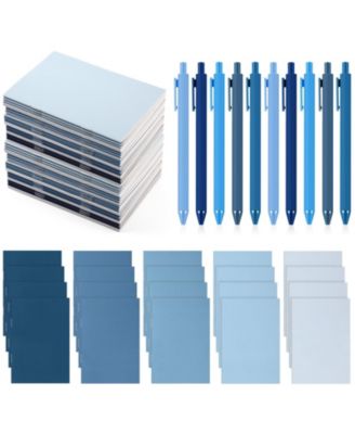 Notebooks And Ballpoint Pens Bulk Set For School Office Gifts Writing Supplies