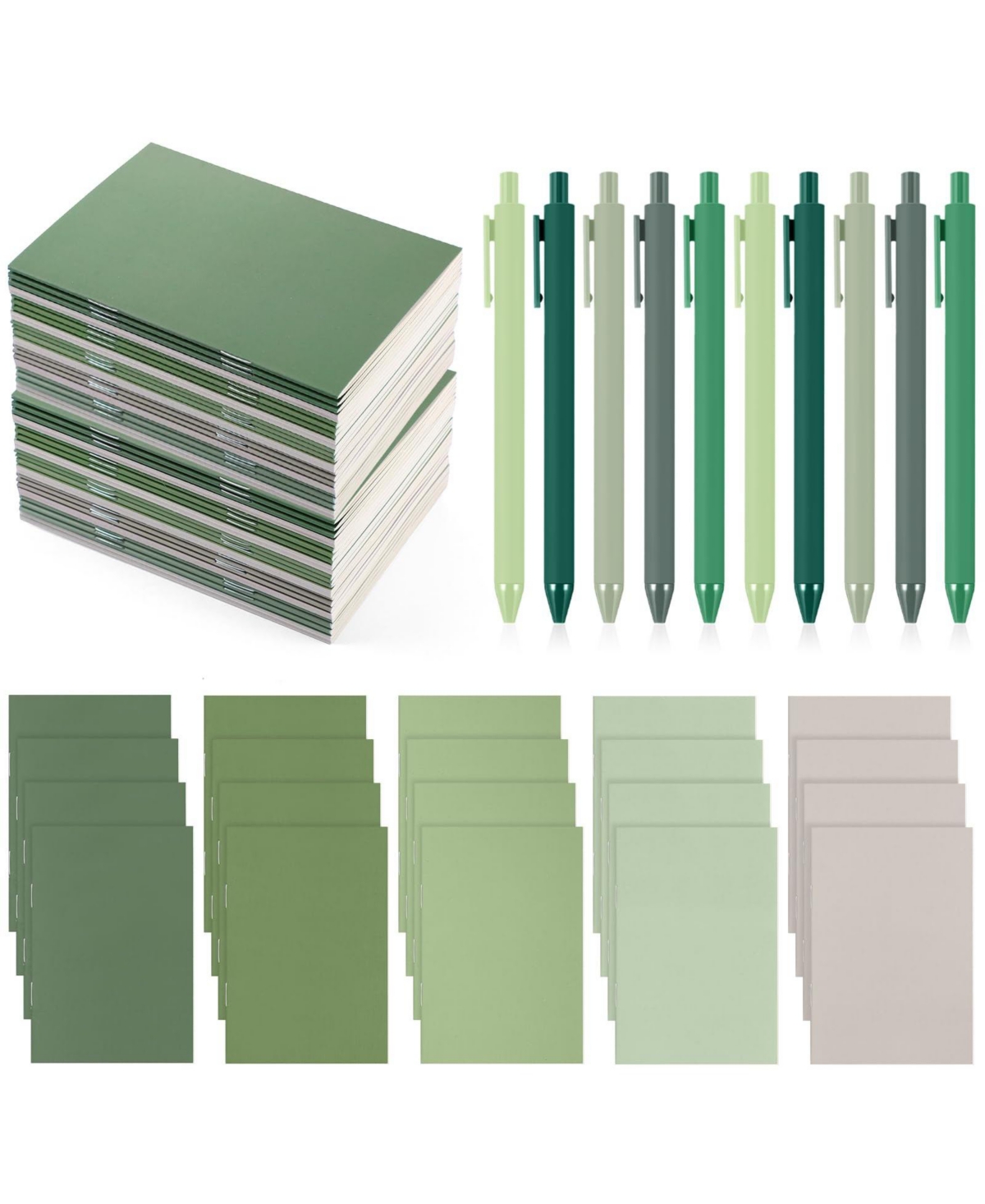 Danrong Notebooks And Ballpoint Pens Bulk Set For School Office Gifts Writing Supplies