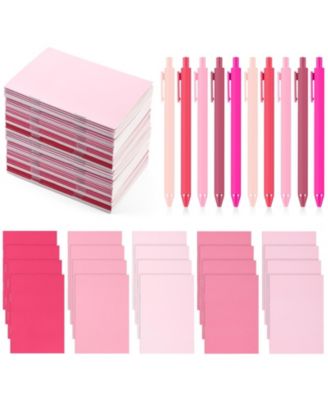 Notebooks And Ballpoint Pens Bulk Set For School Office Gifts Writing Supplies