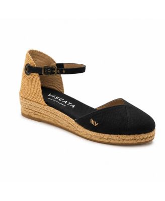 Women's Pubol Canvas Espadrille Wedges Ankle Strap