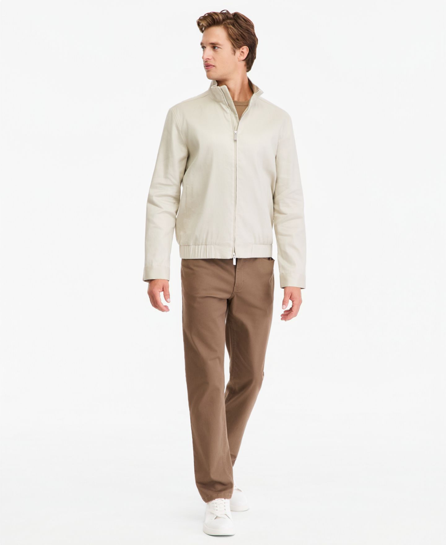 Мужская куртка Alfani Camden Lightweight Linen-Blend, цвет: Abalone — фото 2