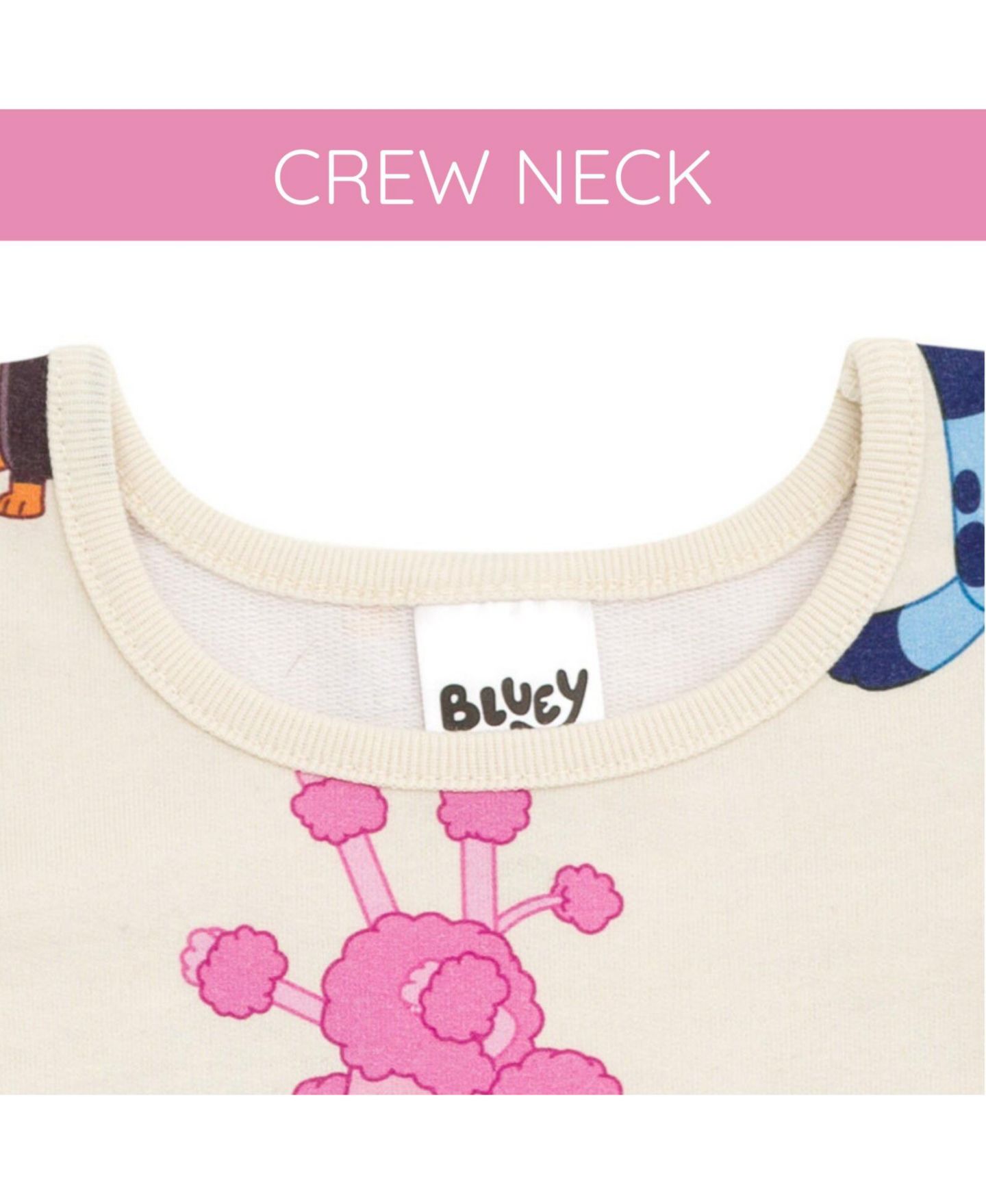 Платье Bluey (2T to 5T)Character Print Dress для девочек-малышей, цвет: Бежевый — фото 3