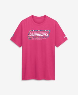Men's Pink Seattle Seahawks 2026 NFL Cruical Catch Sideline Dri-Fit T-Shirt